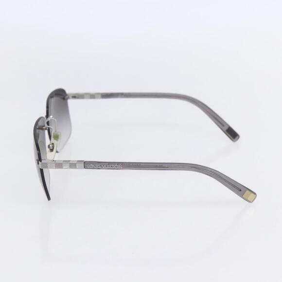 LOUIS VUITTON Sunglasses plastic Black LV Auth BA7832
